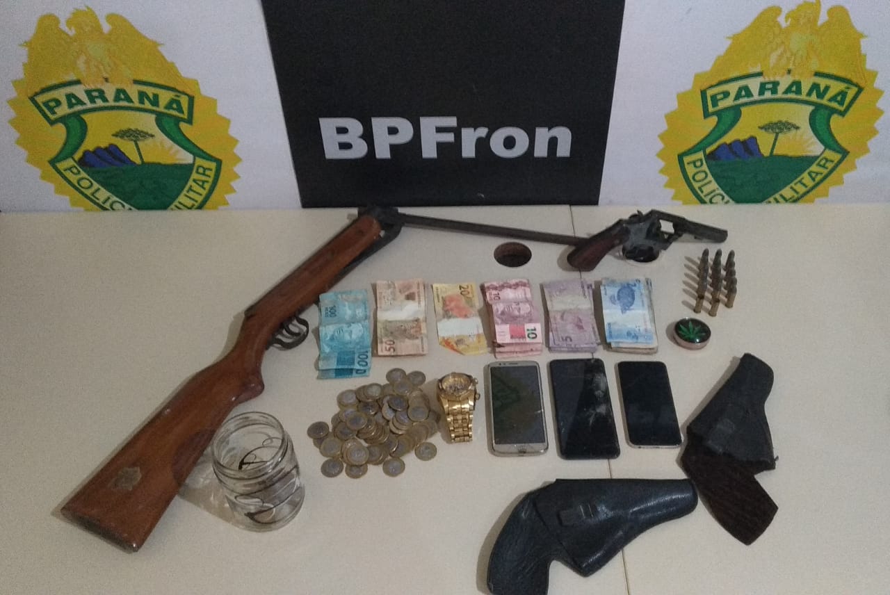 Bpfron Cumpre Mandado De Pris O E Faz Apreens O De Drogas E Arma De