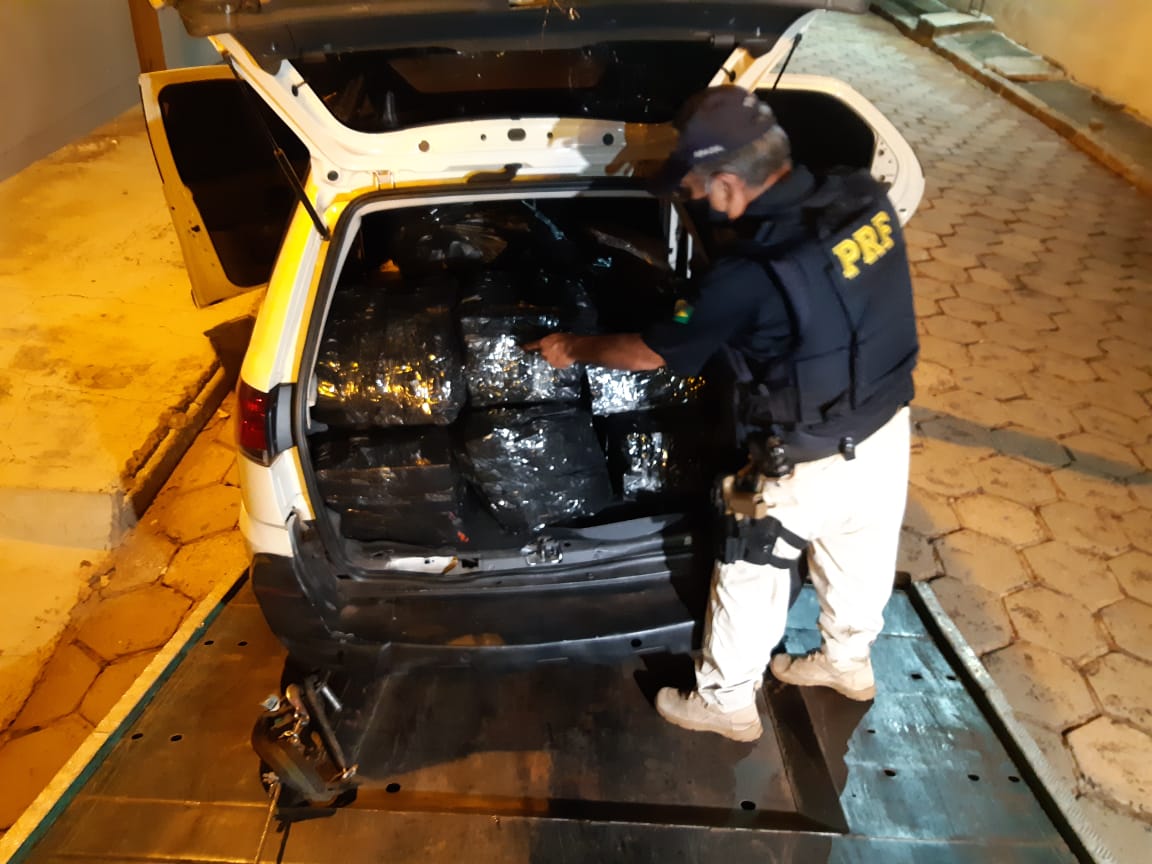 Prf Prende Homem Transportando Quilos De Maconha Em Santa