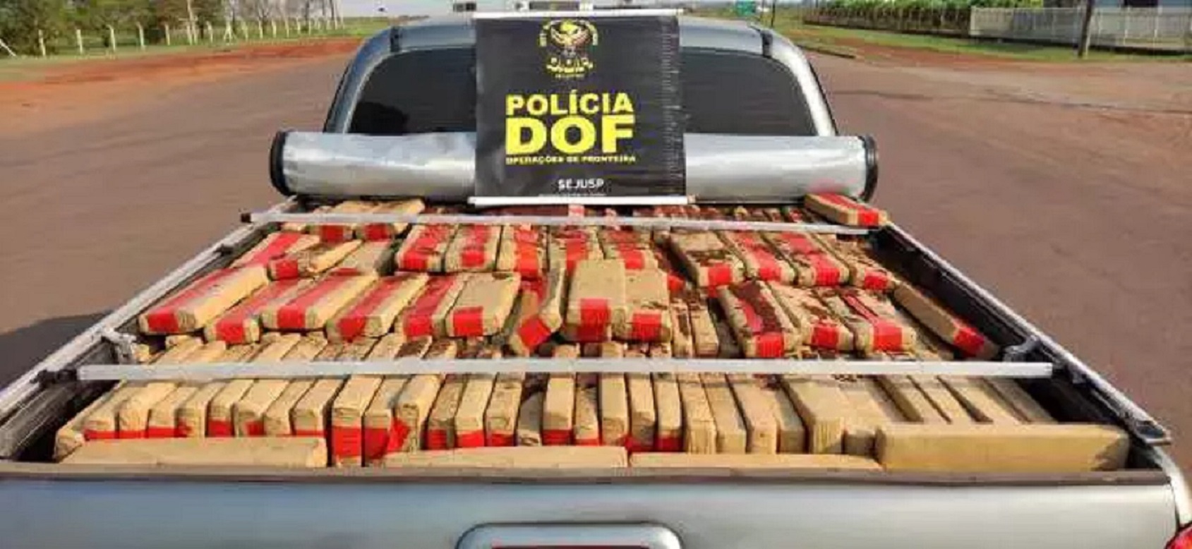 Traficante Preso A Caminho De Sp Tonelada De Maconha Em