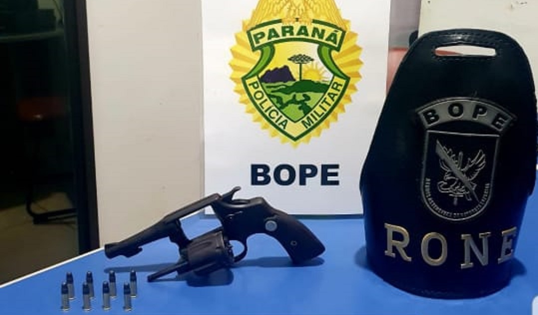 Durante A O Da Rone Homem Detido Arma De Fogo Em Santa Helena