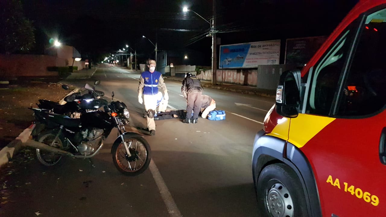 Motociclista Fica Ferido Ao Tentar Desviar De Cachorro Na Rua Jorge