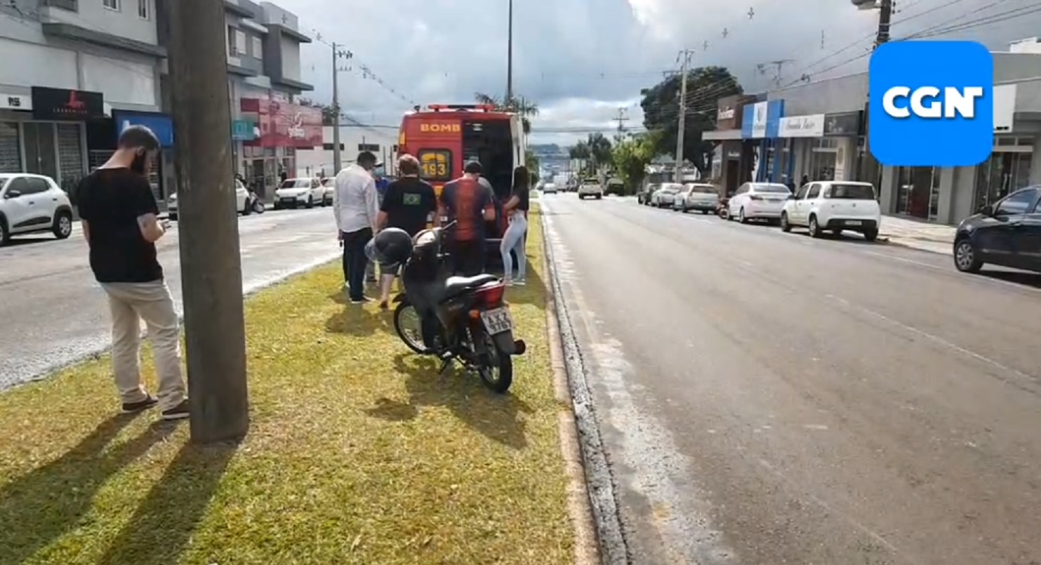 Motociclista De 70 Anos Fica Ferido Ao Sofrer Queda Na Avenida Brasil