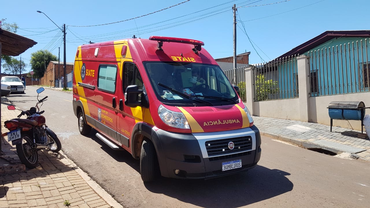 Homem fica ferido após queda de motocicleta no XIV de Novembro CGN