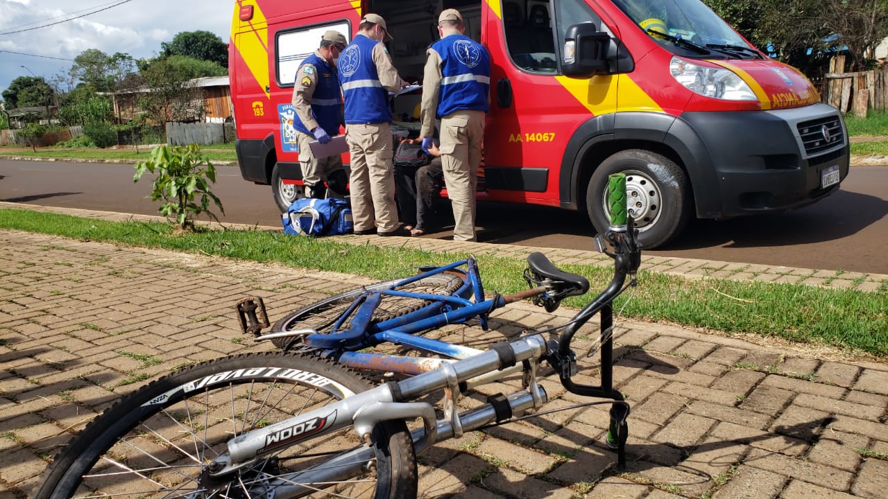 Homem Fica Ferido Na Regi O Da Cabe A Ap S Cair De Bicicleta Cgn O