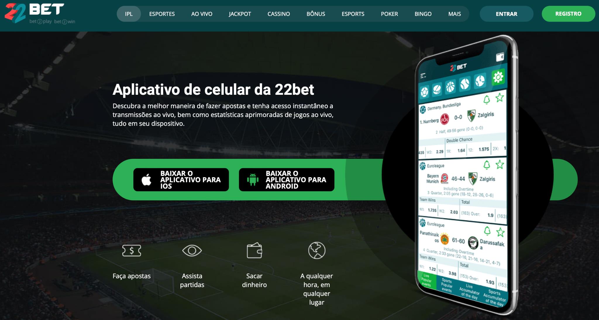 Descubra tudo sobre a 22Bet App CGN O maior portal de notícias de