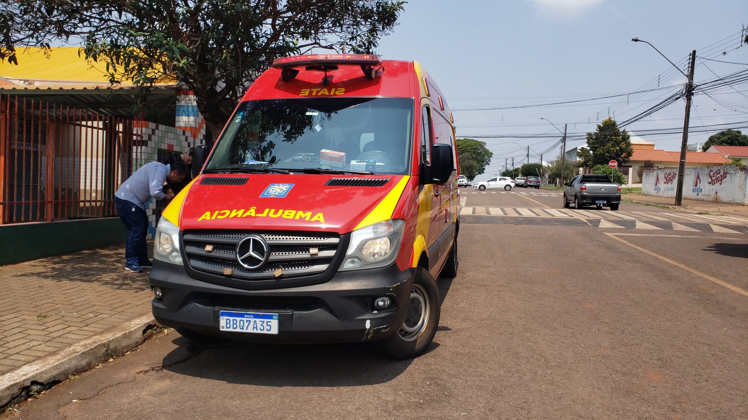 Mulher de 52 anos é socorrida pelo Siate no Bairro Maria Luiza CGN