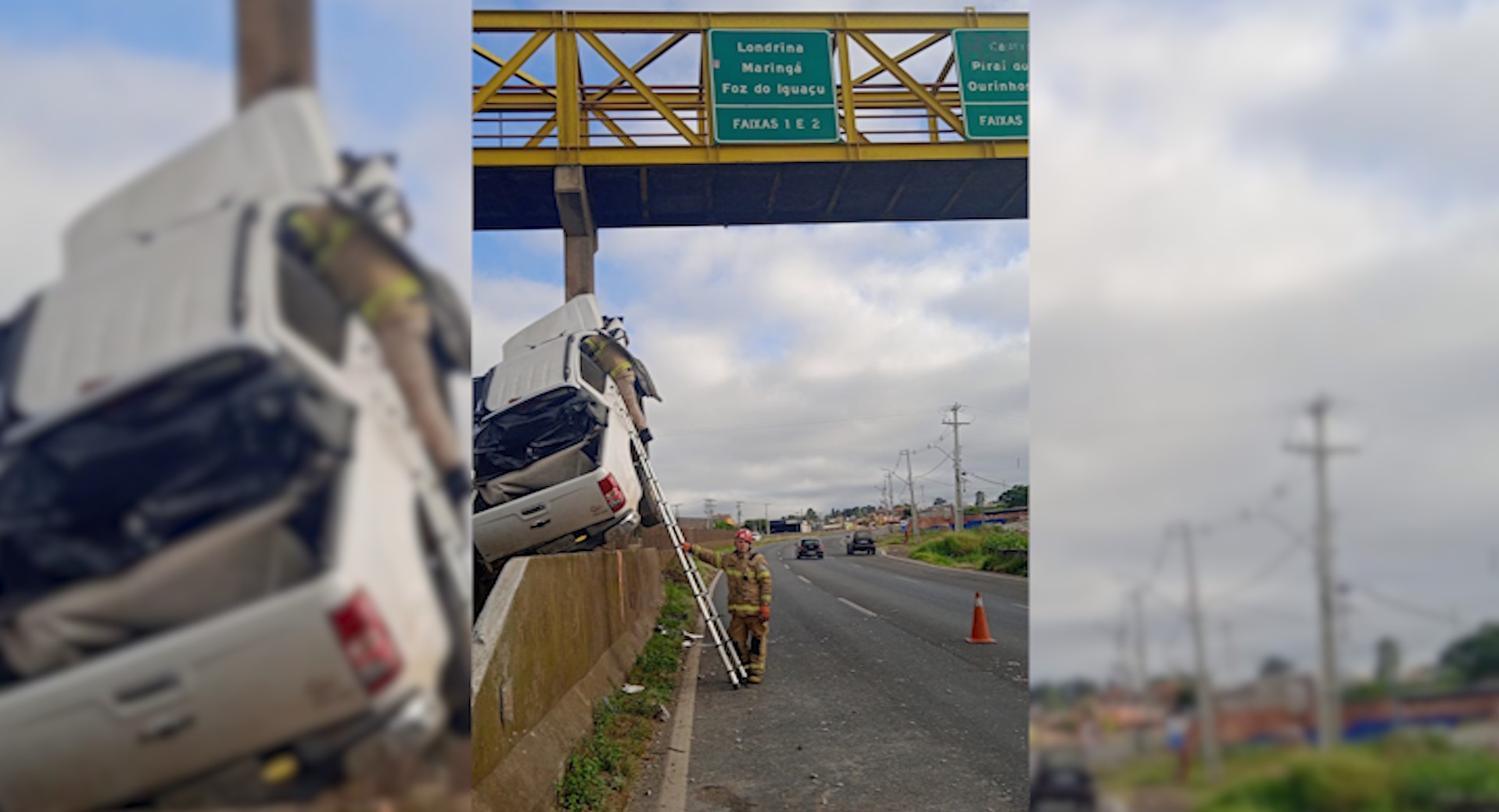 Grave acidente termina em tragédia na BR 376 em Ponta Grossa CGN O