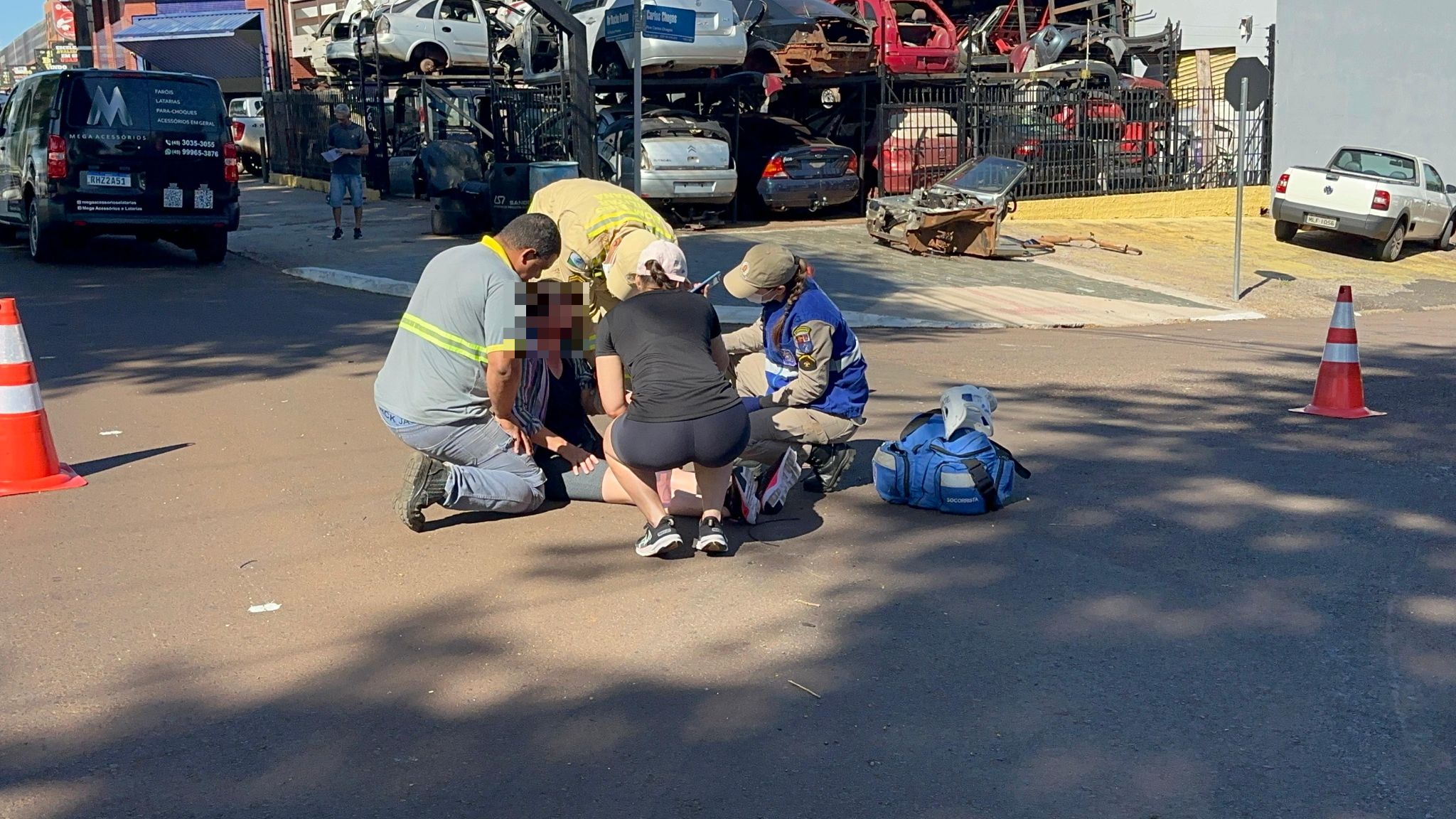 Ciclista Fica Ferida Em Acidente Na Avenida Rocha Pombo Cgn O Maior