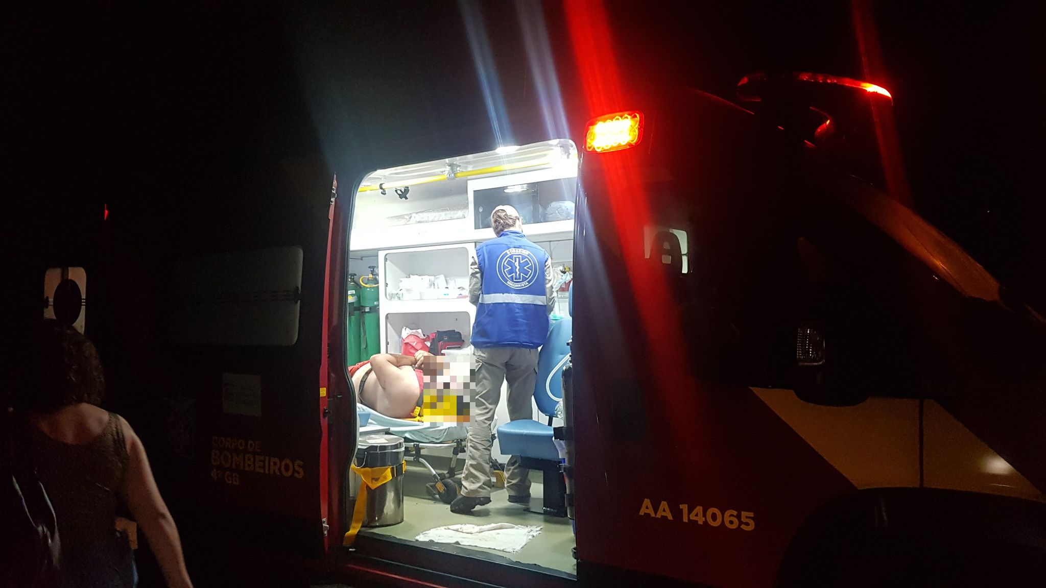 Motociclista Socorrido Pelo Siate Ap S Cair De Moto No Interlagos