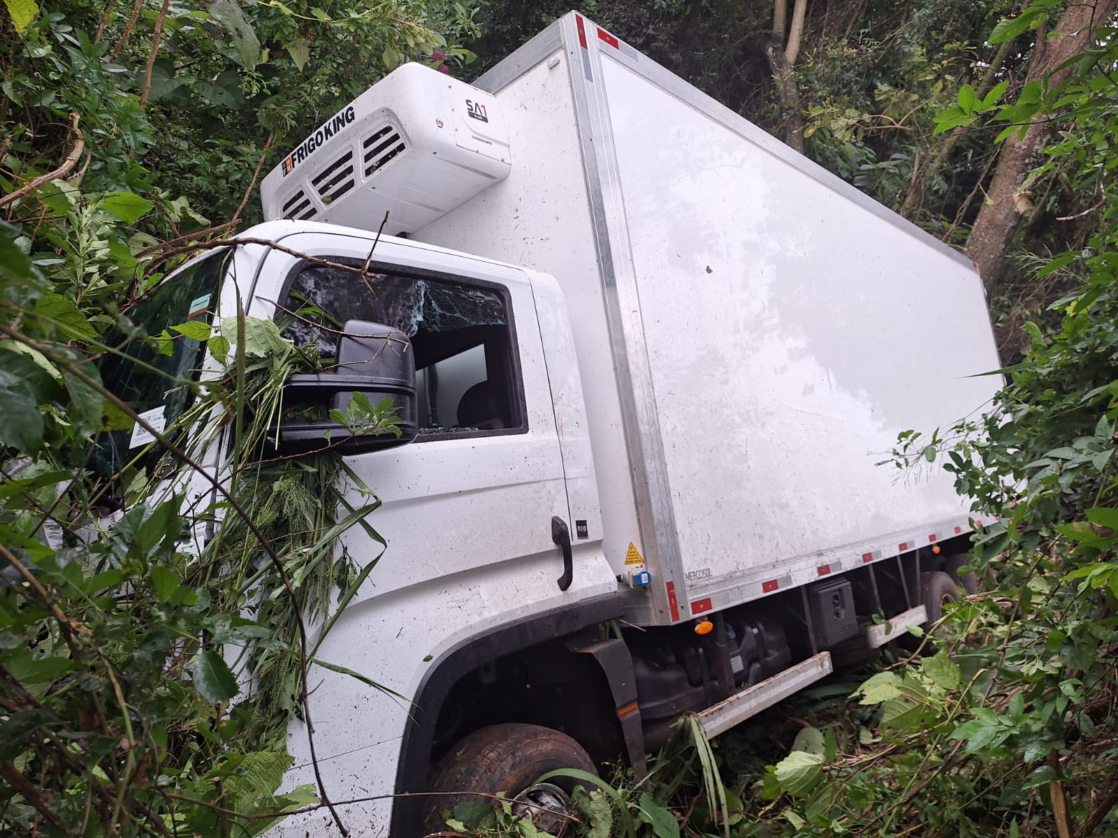 Colis O Entre Caminh Es Provoca Queda Em Barranco Na Pr Cgn O