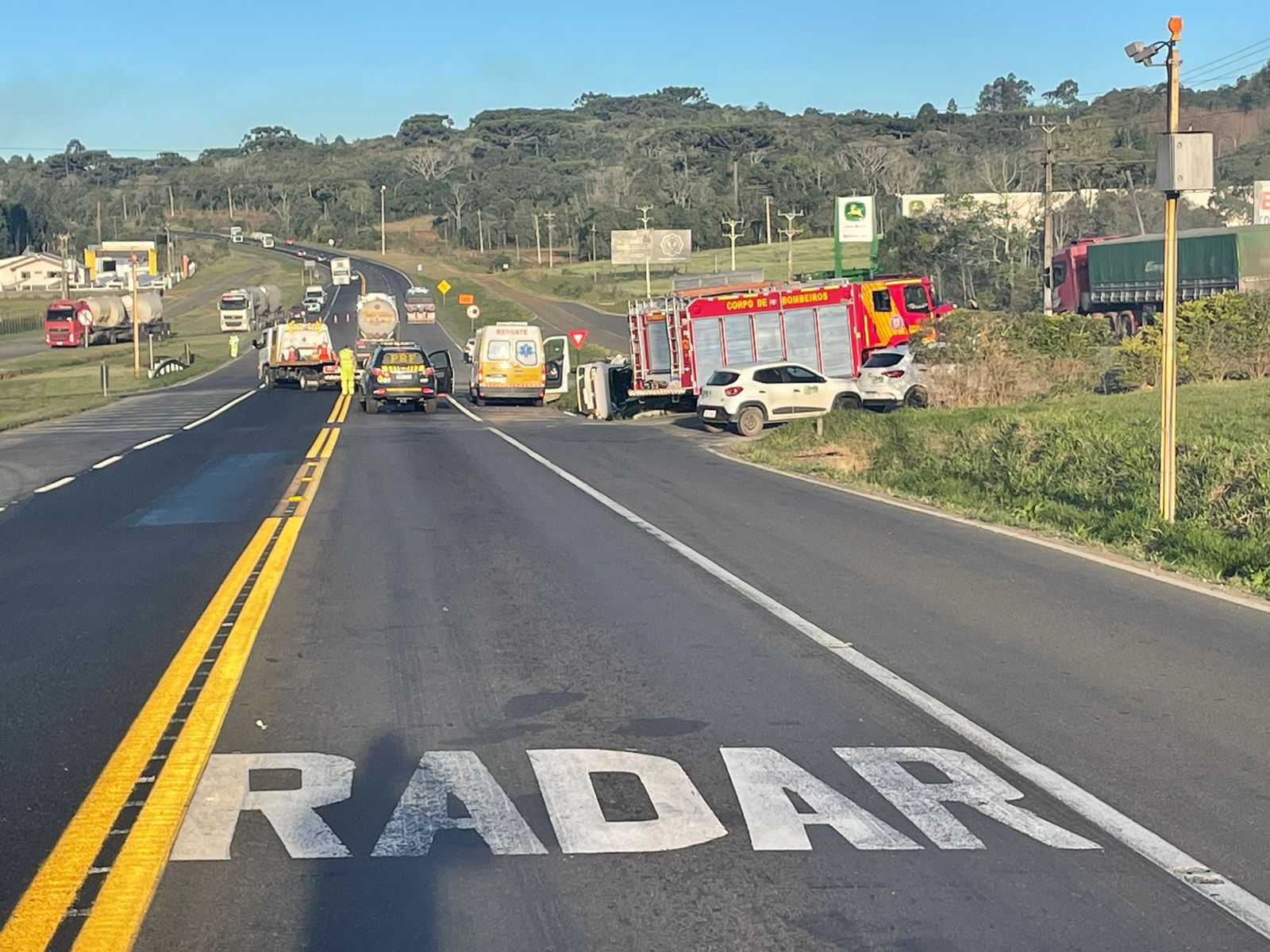 Gol Placas De Cascavel Se Envolve Em Grave Acidente Na BR 277 Em