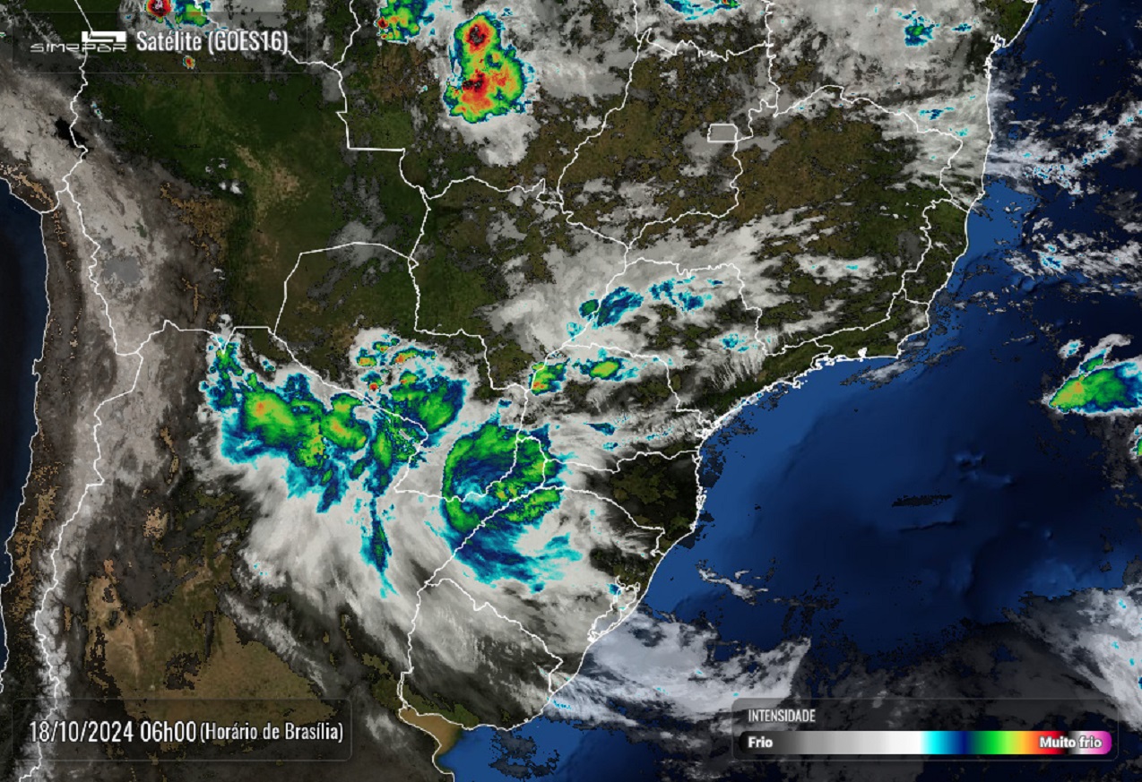 Sextou clima instável e possibilidade de chuva em Cascavel CGN