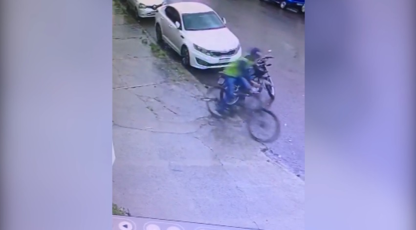Imagem referente a Vídeo mostra bicicleta sendo furtada no Bairro São Cristóvão
