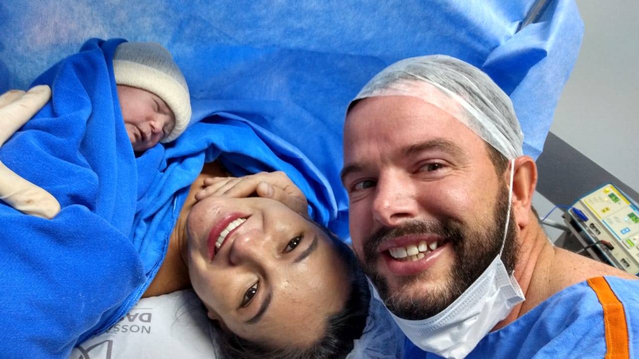 Imagem referente a Nasce Antonella, bebê que foi operada ainda no útero da mãe