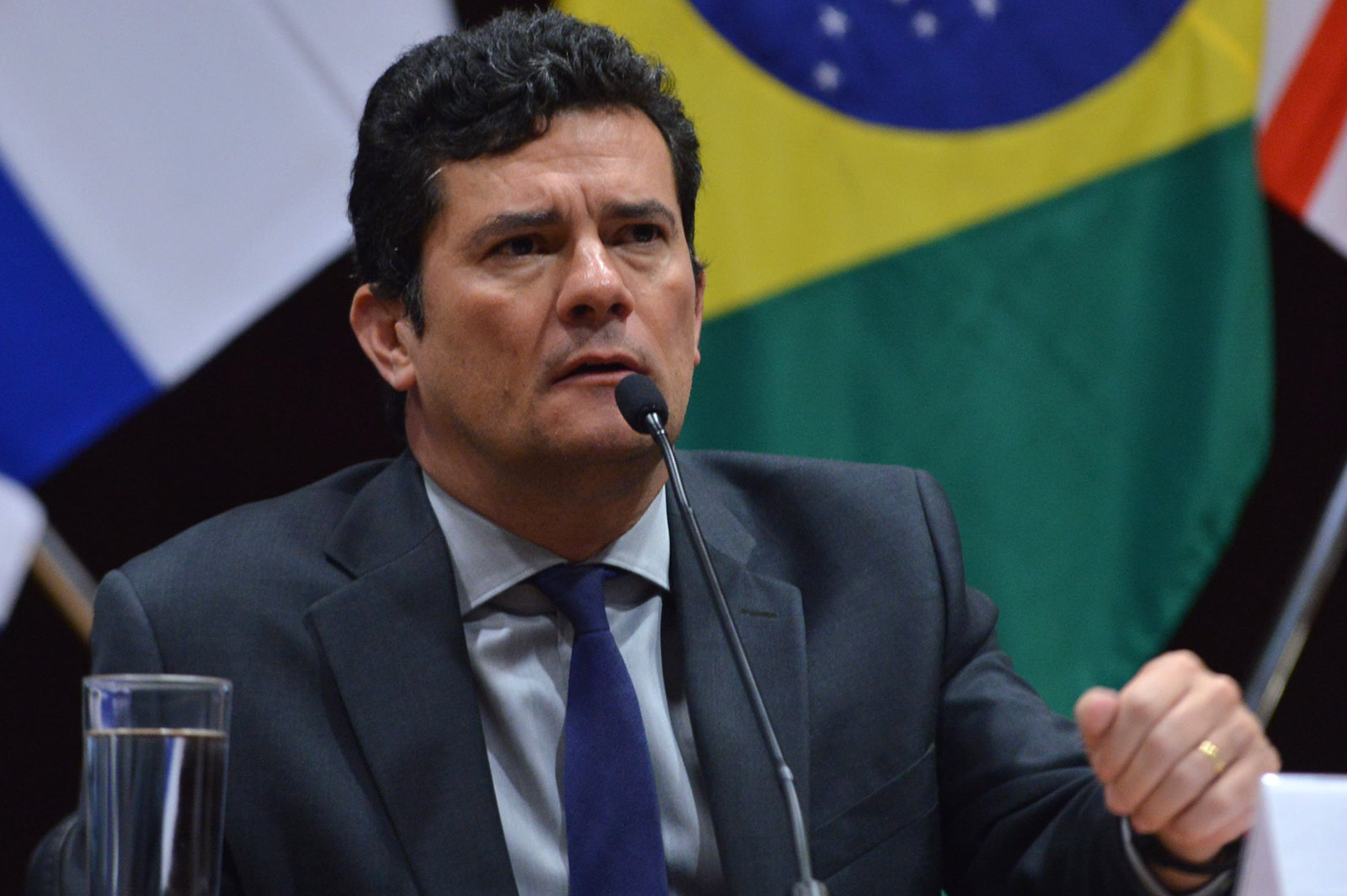 Imagem referente a Bolsonaro avalia Moro como vice na chapa em 2022