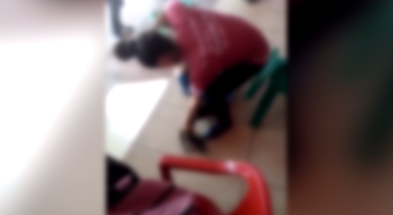Imagem referente a Vídeos mostram garota sendo agredida por estudante em Lindoeste