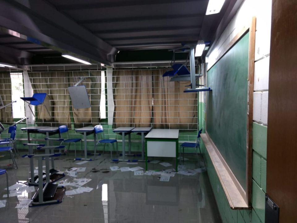 Imagem referente a Colégio na RMC é invadido e vandalizado no final de semana