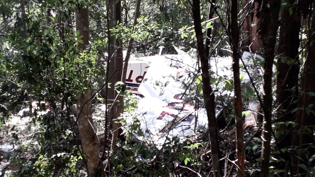 Imagem referente a Seripa chega ao local em que avião caiu em Cascavel