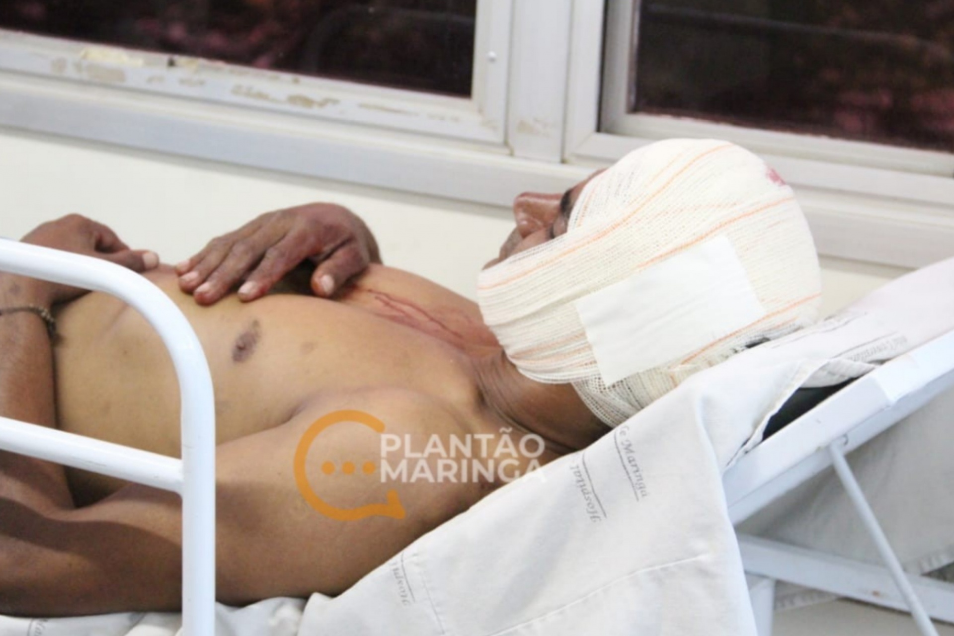 Imagem referente a Homem é atacado com golpes de facão durante tentativa de homicídio em Maringá