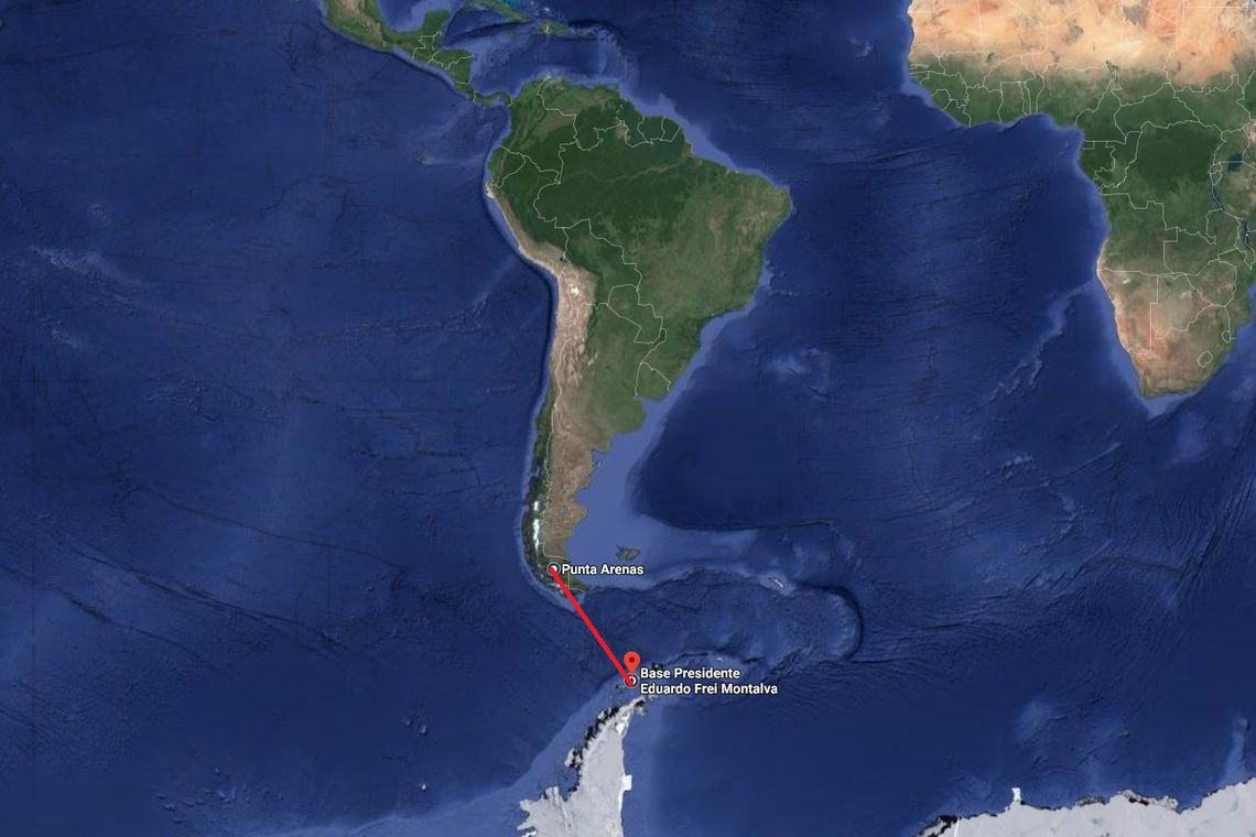 Imagem referente a Navio brasileiro encontra destroços de avião chileno