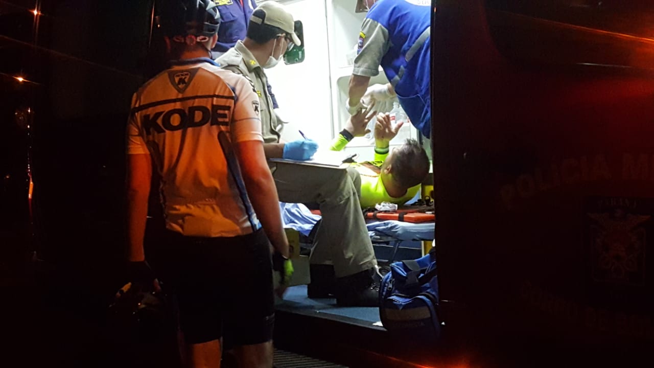 Imagem referente a Ciclista fica ferido após sofrer queda no Parque São Paulo