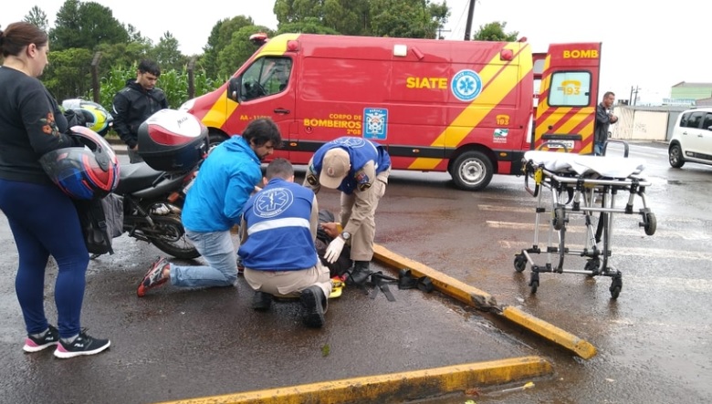 Imagem referente a Motorista desmaia e provoca acidente em Ponta Grossa