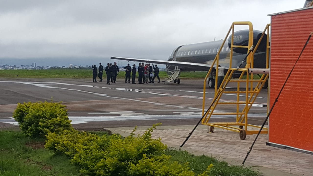 Imagem referente a Avião da Polícia Federal é mobilizado para transferência de preso