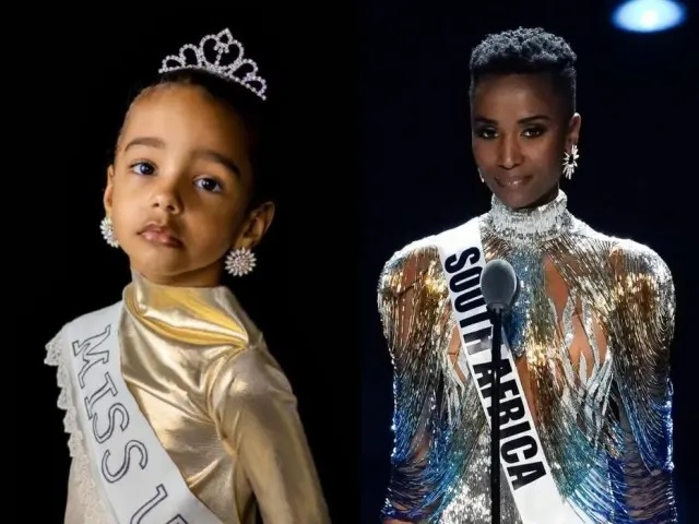 Imagem referente a Menina que se vestiu como Miss Universo quer ser modelo, mas enfrenta racismo