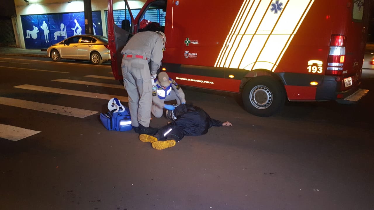 Imagem referente a Motociclista morre em grave colisão de trânsito na Avenida Barão do Rio Branco