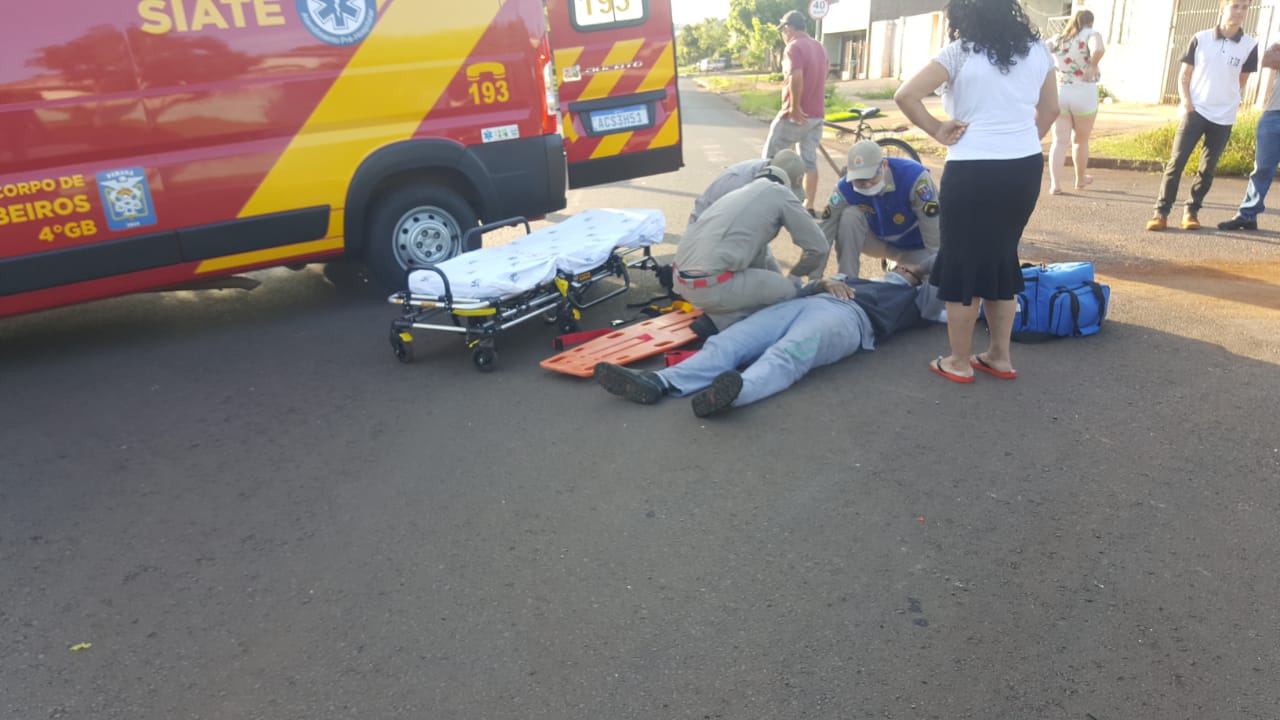Imagem referente a Homem fica ferido em acidente de trânsito no Periolo