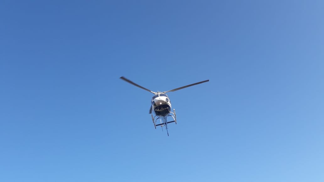Imagem referente a Helicóptero do Consamu presta apoio em grave acidente na BR-277, em Céu Azul