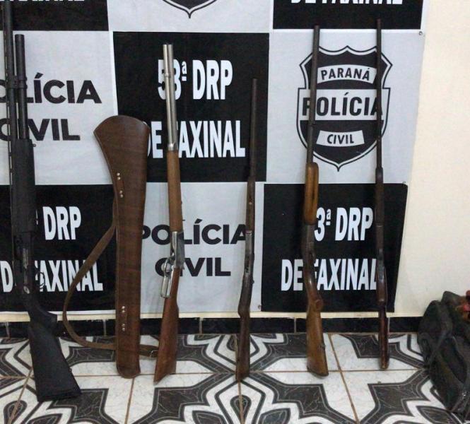 Polícia Civil apreende armas durante investigação de morte em Cruzmaltina