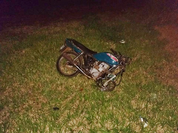 Imagem referente a Homem morre em colisão entre carro e moto na BR-163 entre Santo Antônio do Sudoeste e Pranchita