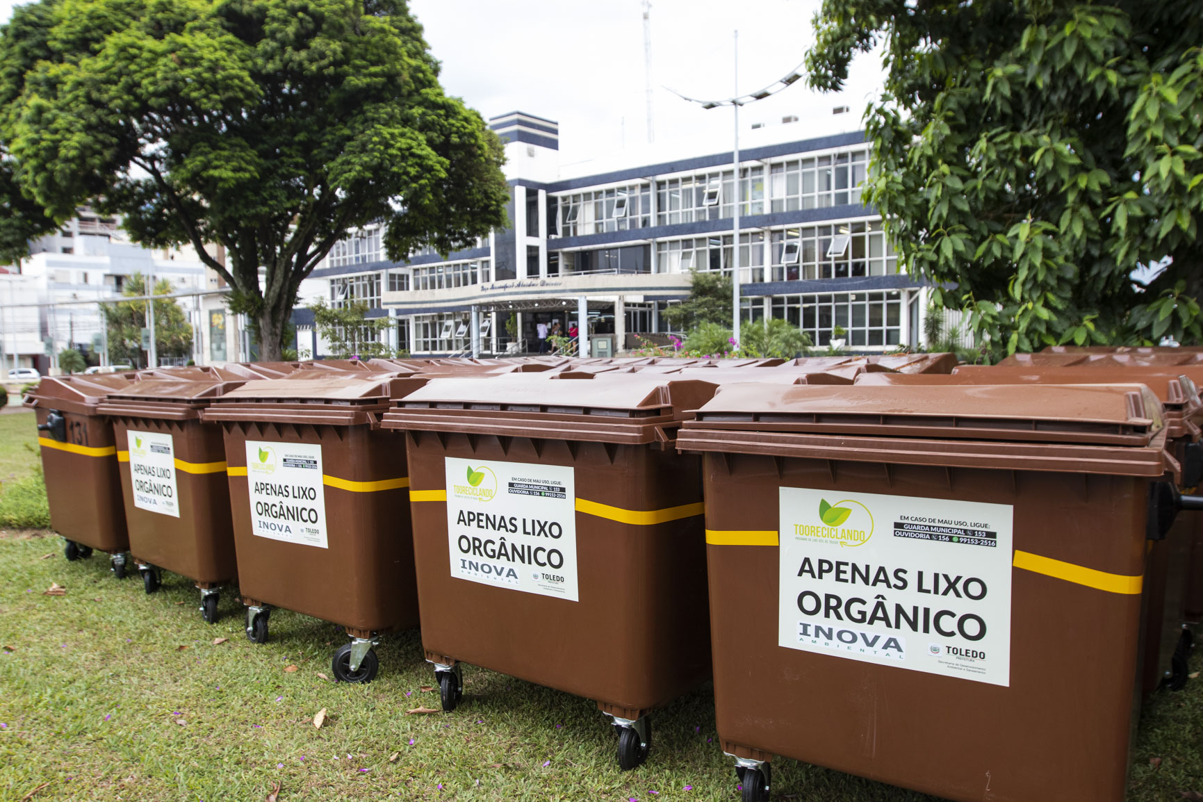 Imagem referente a Novos contêineres para lixo orgânico serão instalados na área central de Toledo