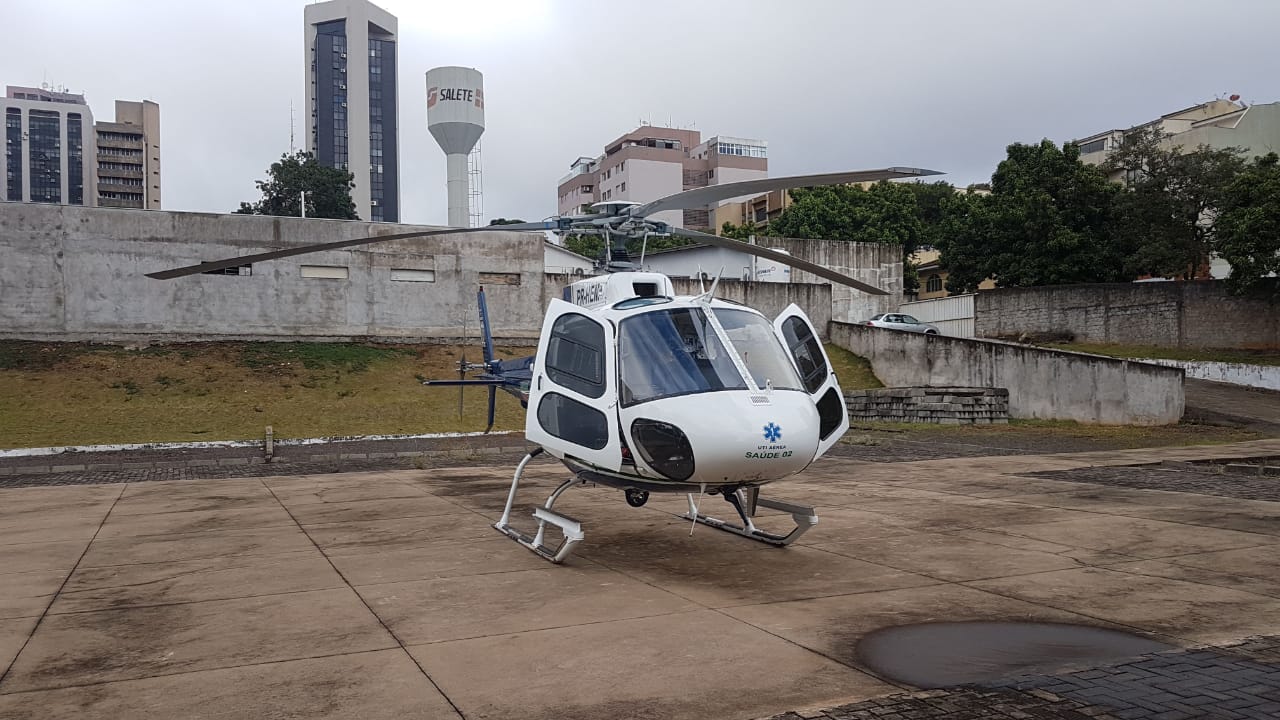 Imagem referente a Mulher de 82 anos é encaminhada ao Hospital Salete com apoio da Aeronave do Paraná Urgência