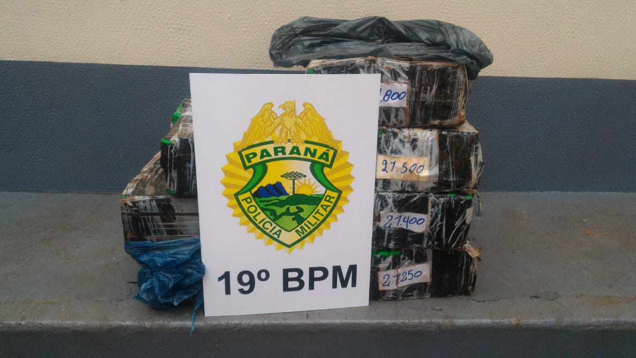 Imagem referente a Policias Militares apreendem mais de 600 kgs de maconha em Santa Helena