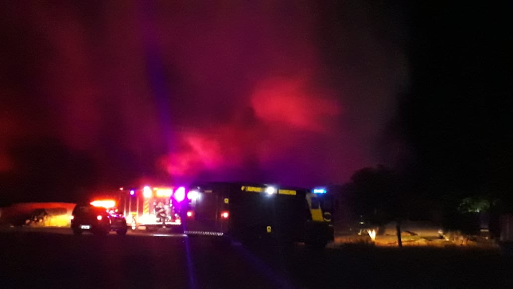 Imagem referente a Incêndio atinge residência às margens da BR-277, em Cascavel