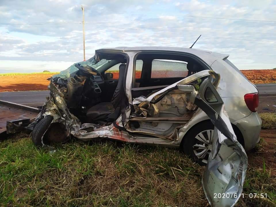 Imagem referente a Condutor de carro carregado com maconha morre em acidente na PR-463, em Paranacity
