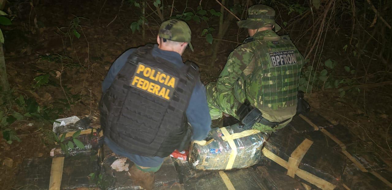 Imagem referente a PF e BPFRON realizam apreensão de quase meia tonelada de drogas em Pato Bragado