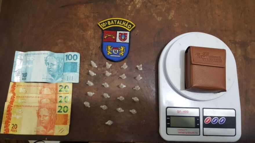 Imagem referente a PM de Apucarana apreende cocaína no Jardim Ponta Grossa