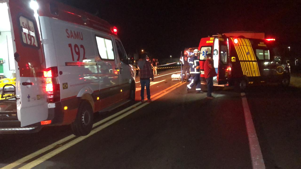 Imagem referente a Duas pessoas morrem e outras duas ficam feridas em acidente na BR-277, em Cascavel