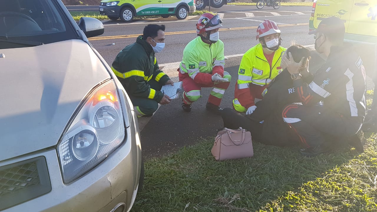 Mulher Fica Ferida Em Acidente Na Br Cgn O Maior Portal De Not Cias De Cascavel E Do Paran