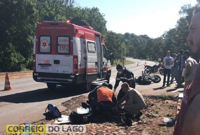 Imagem referente a Motociclista morre em acidente na PR-317, em Santa Helena