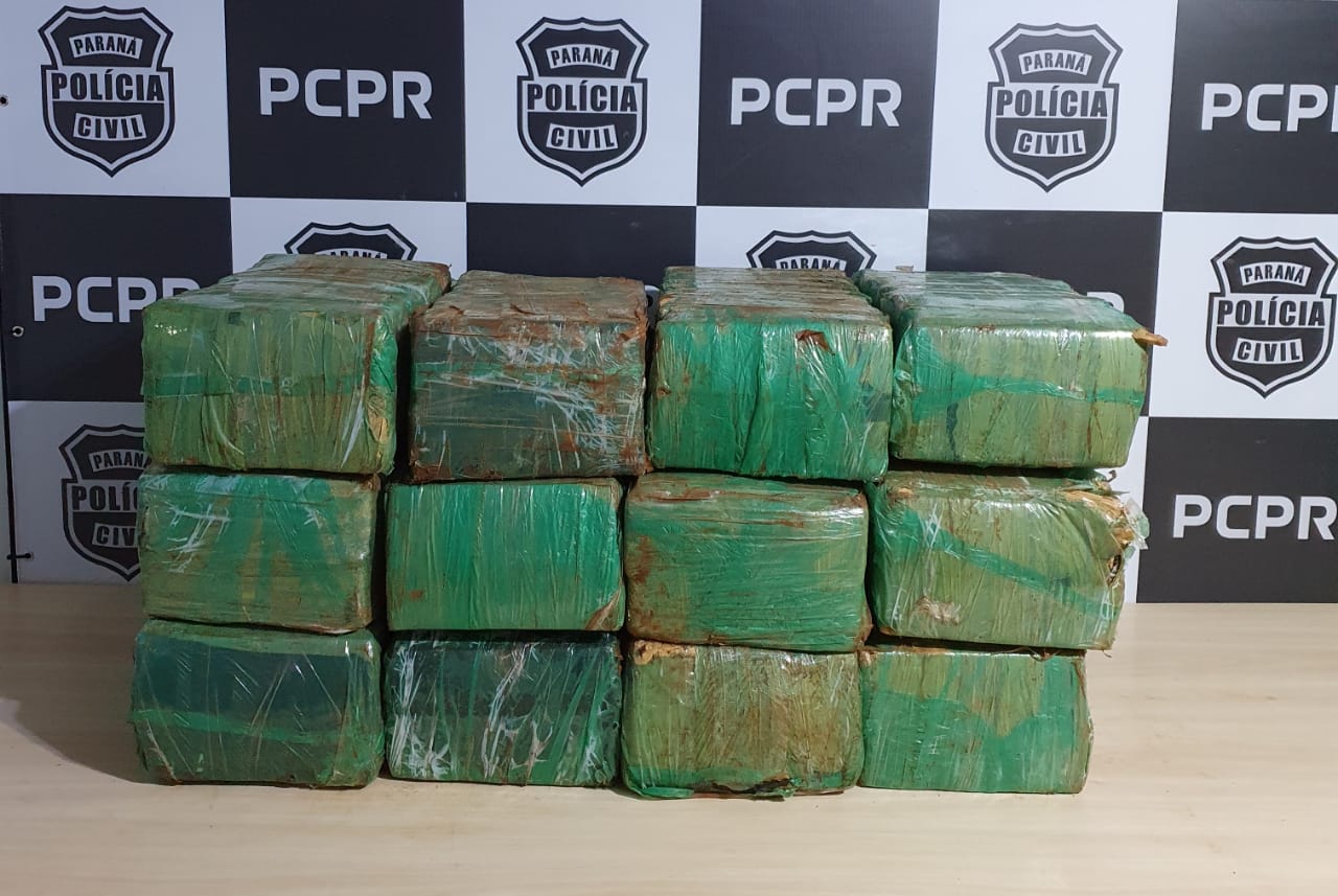 Imagem referente a Ação conjunta entre PRF, PM e Polícia Civil resulta na apreensão de 256 kg de maconha