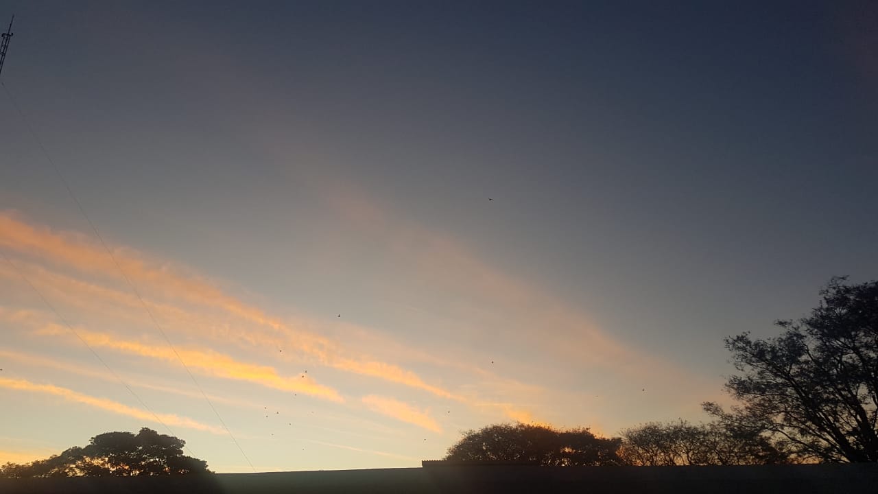Imagem referente a Sábado de sol em Cascavel com termômetros marcando 29˚C de máxima