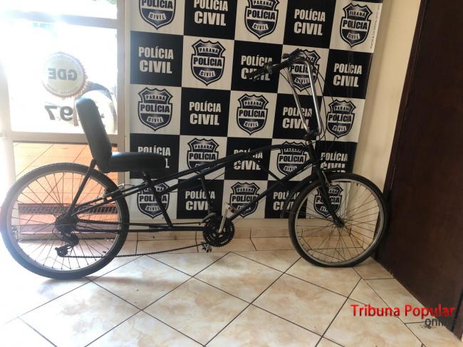 Imagem referente a GDE recupera bicicleta artesanal que havia sido furtada em Foz do Iguaçu