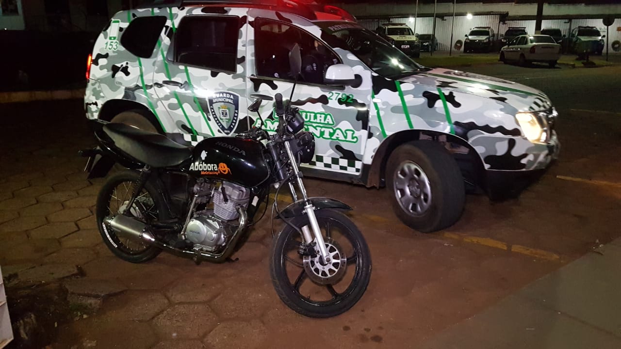 Imagem referente a Motociclista é detido pela Gpom ao fugir de abordagem no Brasmadeira