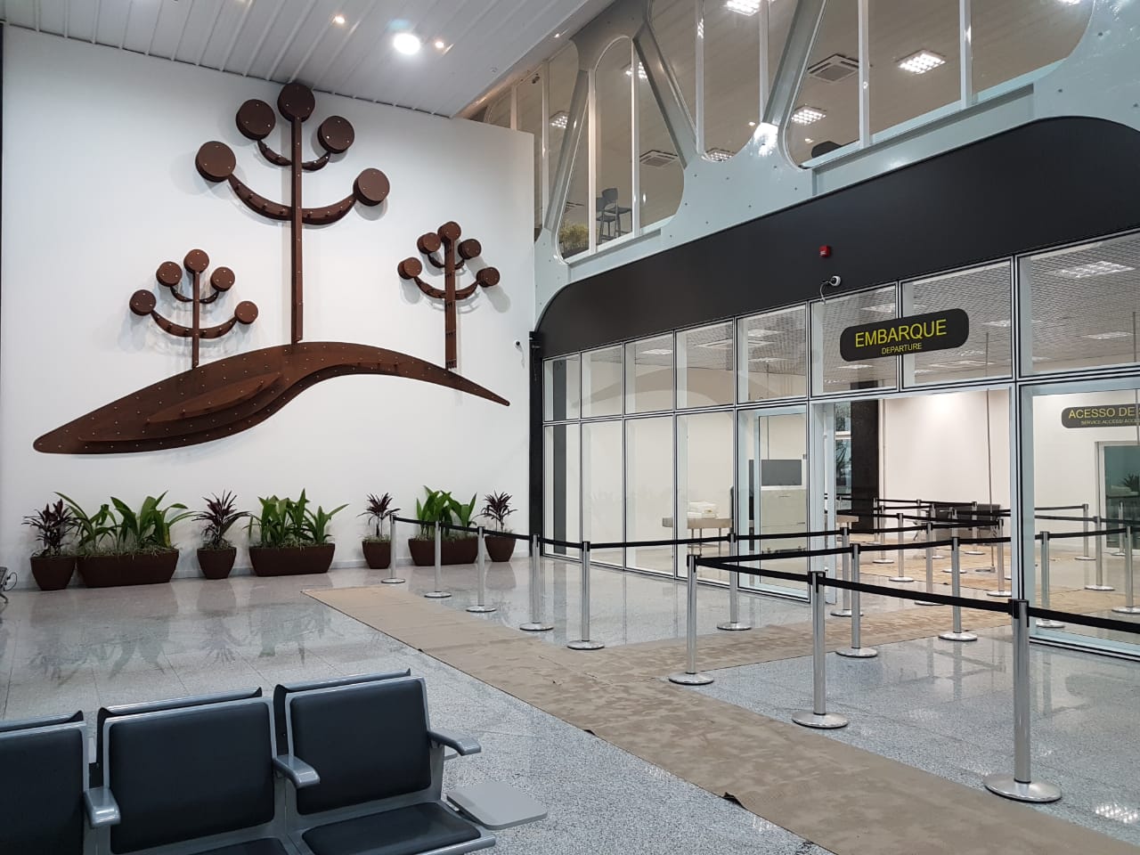 Imagem referente a Adiada a inauguração do terminal de passageiros do aeroporto