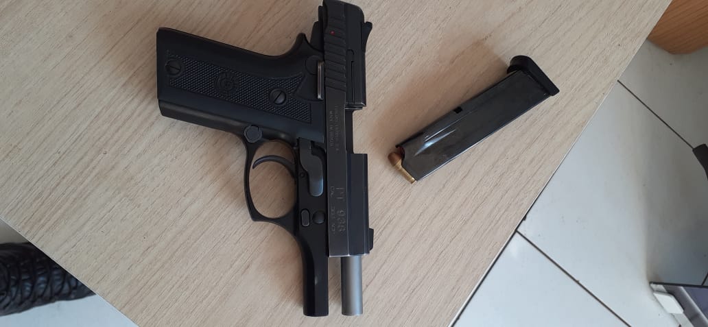 Imagem referente a Pistola furtada é apreendida pela GM em Cascavel