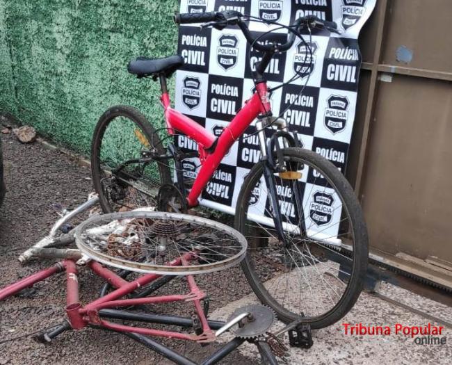 Imagem referente a Bicicleta furtada é recuperada pela Polícia Civil de Santa Terezinha de Itaipu